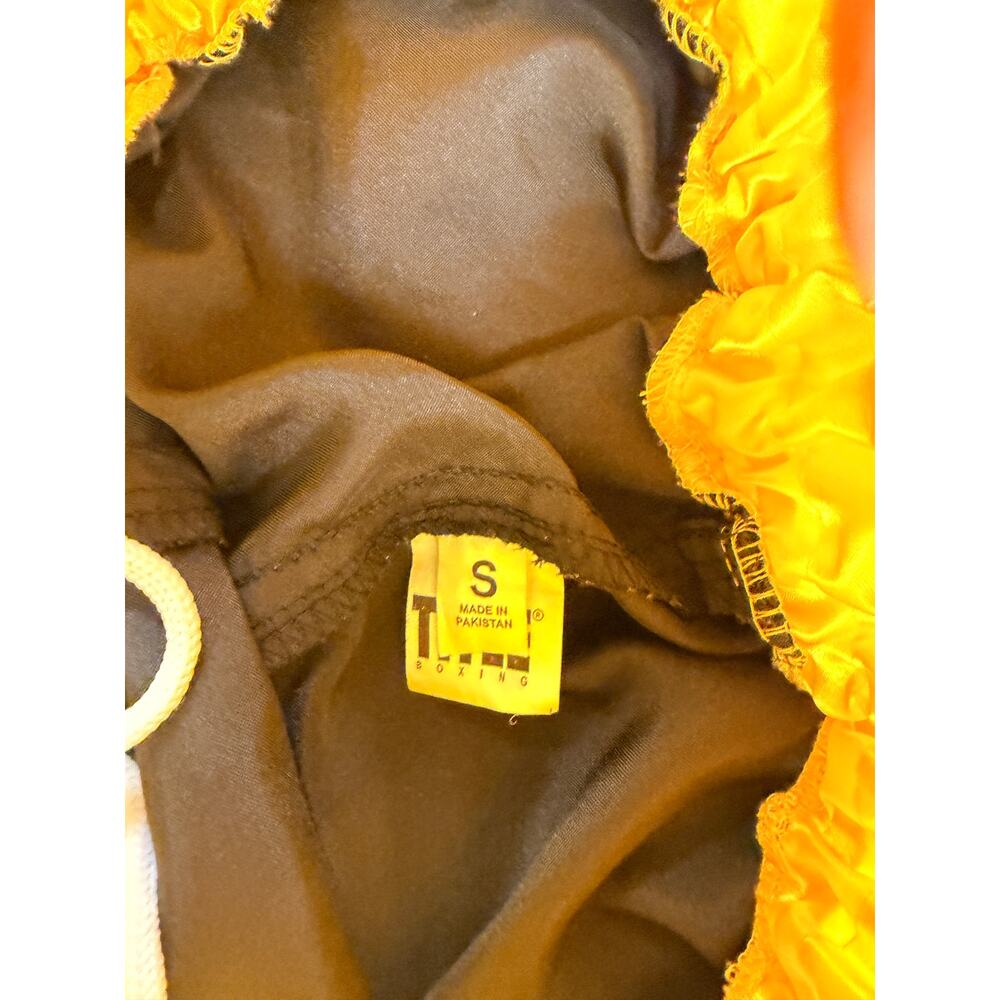 Title Boxing Shirts - Set of 2, Blk/Yellow Satin Blk/Wht Polyester, Men's Small - Picture 12 of 14